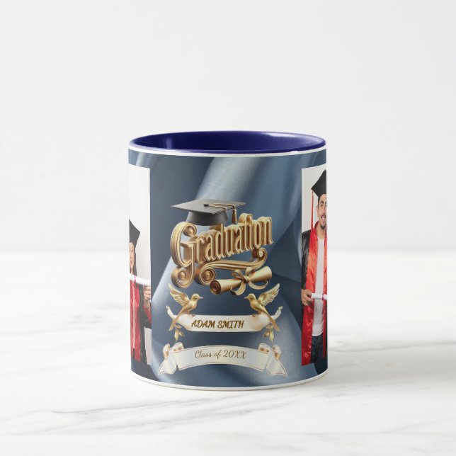 "Kunglig triumf: Elite Gold & Navy 2026 Edition" Mugg (Center)