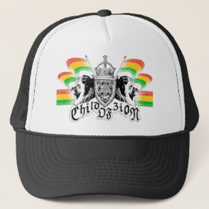 Kunglig vapensköld för Rasta Reggae Truckerkeps