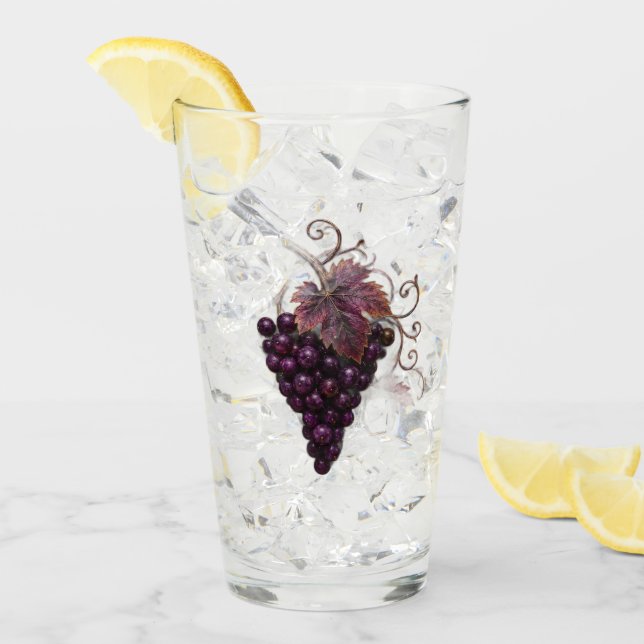 Kunglig vingårdselegans glaskopp (Framsida Ice)