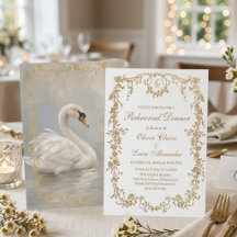 Kunglig vit och guld elegant klassisk bröllop