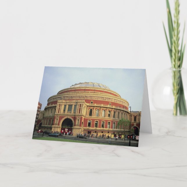 Kungliga Albert Hall, London, England, Kort (Framsida)