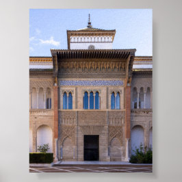 Kungliga Alcázar i Sevilla Poster