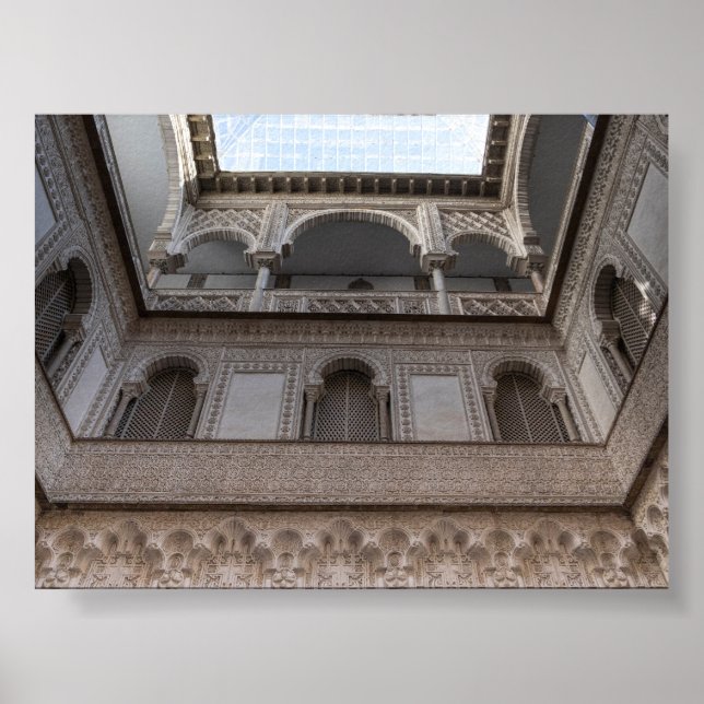 Kungliga Alcázar i Sevilla Poster (Framsidan)