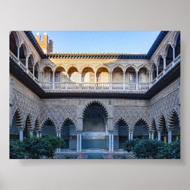 Kungliga Alcázar i Sevilla Poster (Framsidan)