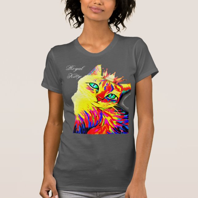 Kungliga bästa kattungekvinnor tee shirt (Framsida)