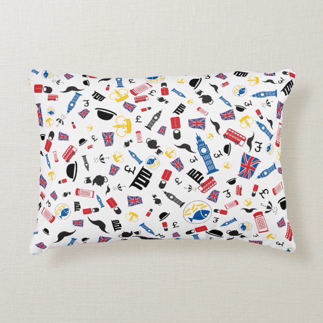 Kungliga Britannien Prydnadskudde (Framsidan)