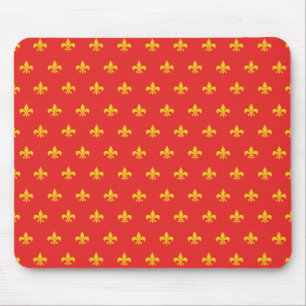 Kungliga franska röda Mousepad Musmatta