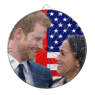 Kungliga gifta sig Harry och Meghan Darttavla