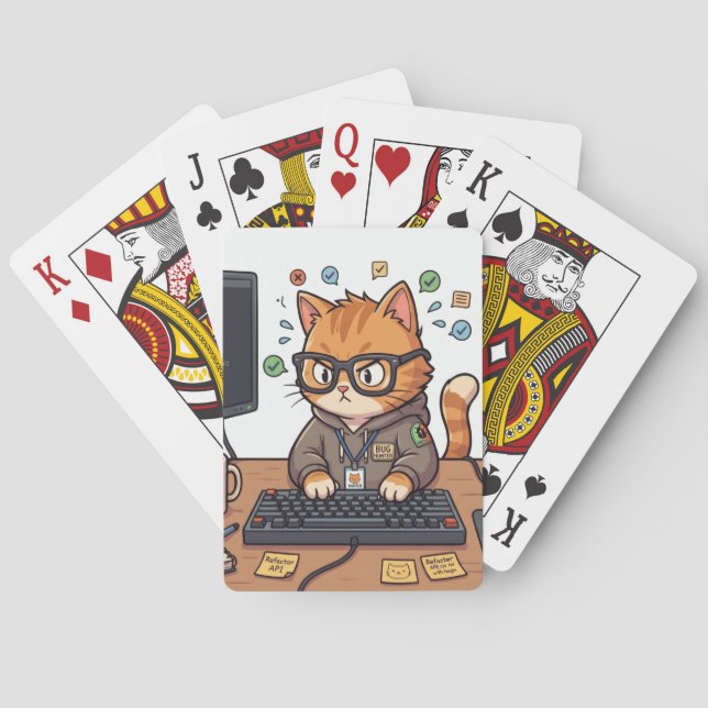 Kungliga Kattspelkort Casinokort (Baksidan)