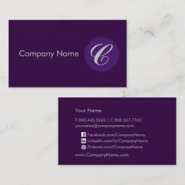 Kungliga lilor visitkort