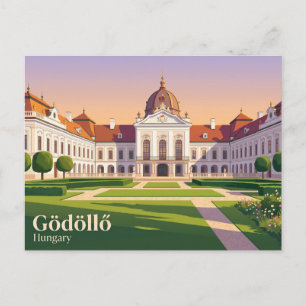 Kungliga palatset i Gödöllő Ungern Vykort