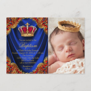 Kungliga prinsdopinvitationer inbjudningar