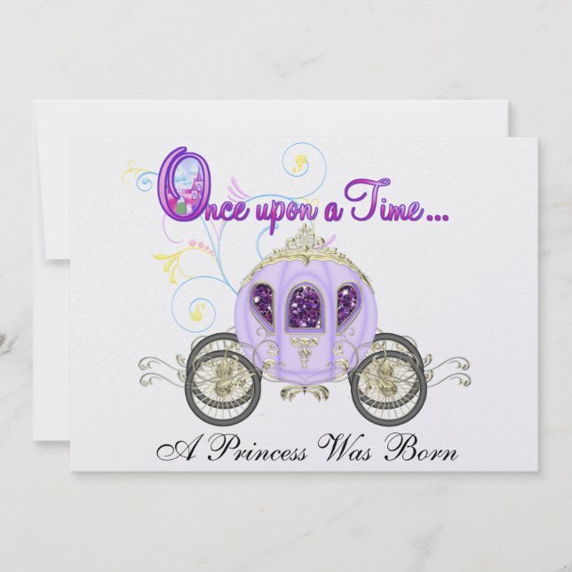 Kungliga Prinsess-Party - SRF Inbjudningar (Framsida)