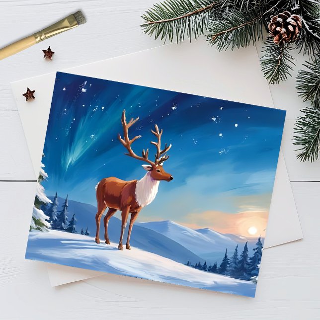Kungliga renar | God jul Glad jul  Helg Vykort (Skapare uppladdad)