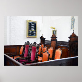 Kungliga sittplatser i Århus domkyrka, Danmark Poster