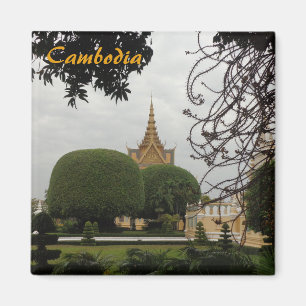 Kungliga slottträdgårdar, Phnom Penh, Cambodja Magnet