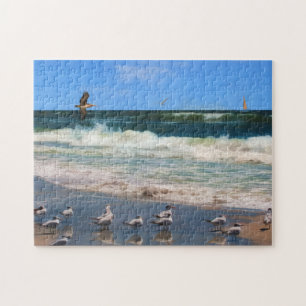 Kungliga tärnor på stranden pussel