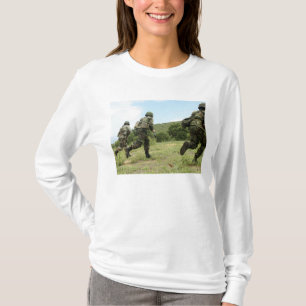 Kungliga thailändska flottor rusar framåtriktat t shirt
