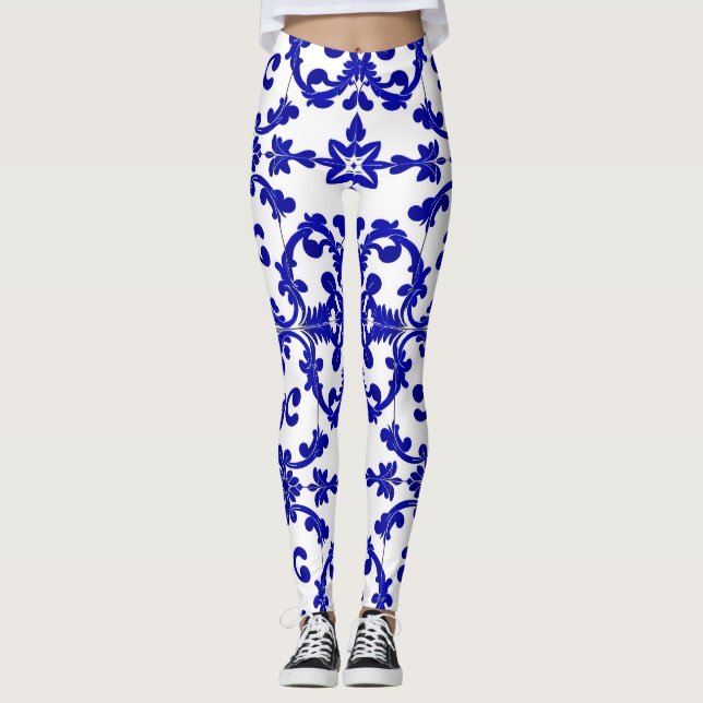 kungliga vinmosaikleggings leggings (Framsida)