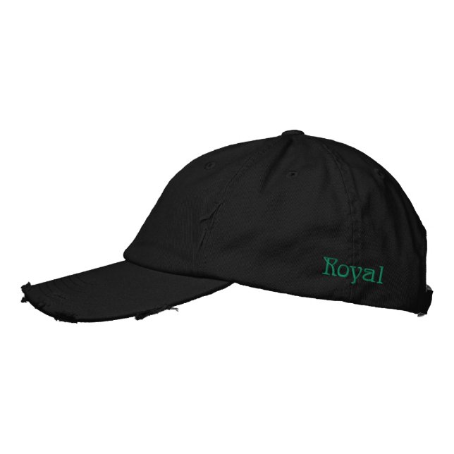 #KungligKunglighetBroderad Hatt Broderad Keps (Vänster)