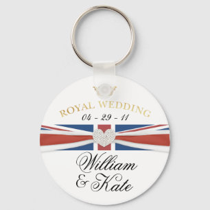 Kungligt bröllop - William & Kate Commemoratives Nyckelring