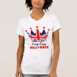 Kungligt bröllop - William & Kate skjorta Tee<br><div class="desc">Gå med världen,  i att fira det kungliga bröllop av Prince William och Catherine "Kate" Middleton. Något att säga för denna skjorta BOR LONG SKA & KATE.  En brittisk kronashowsservice till den brittiska monarchyen och dess framtida kung och drottning.  Underbara souvenir som firar minnet av ett underbart tillfälle!</div>