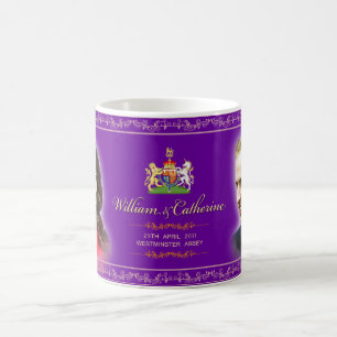 Kungligt bröllop - William & Kate souvenirmugg Kaffemugg