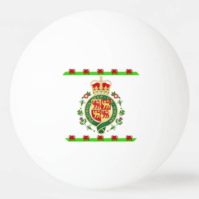 Kungligt emblem av Wales Pingisboll (Framsidan)