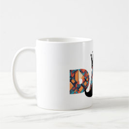 Kungligt fantastisk pappa: Geometrisk mönster-mugg Kaffemugg