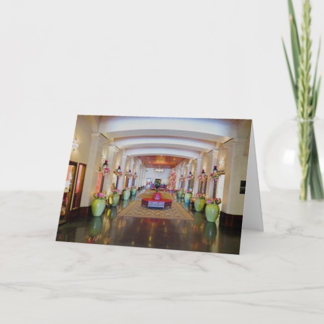 Kungligt hawaianskt hotell helgkort (Framsida)