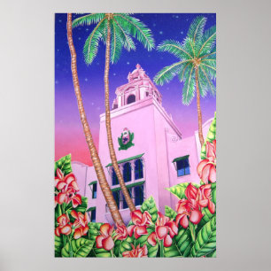 Kungligt hawaianskt hotell poster