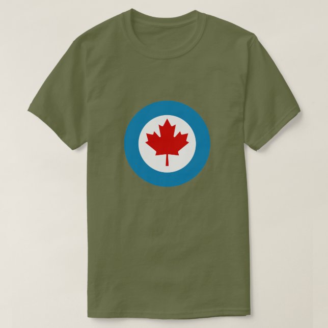 Kungligt kanadensiskt flygvapen Roundel T-shirt (Design framsida)