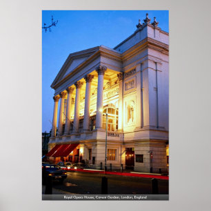 Kungligt operahus, Covent trädgård, London, Poster