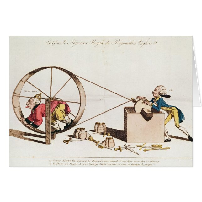Kungligt vässa som är tjänste- hälsningskort (Framsidan Horizontal)
