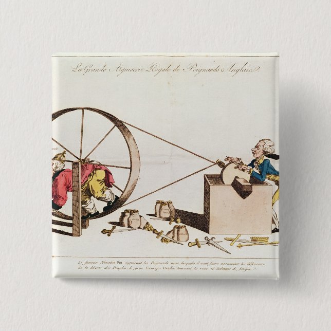 Kungligt vässa som är tjänste- knapp (Framsida)