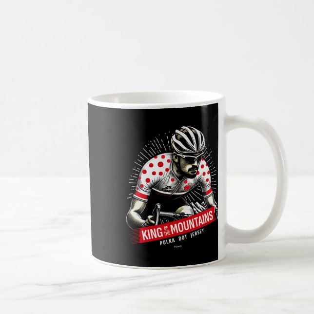 Kungs- och bergsprisets prickiga tröja cykling Cli Kaffemugg (Höger)