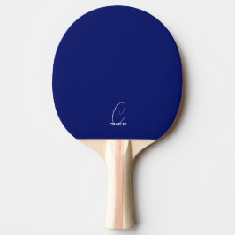 Kungsblå Monogrammerad Pingisracket