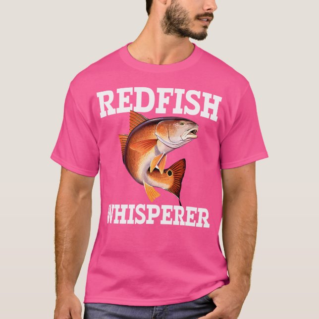 Kungsfiskar Viisperer Red Drum Redfish T Shirt (Framsida)