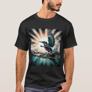 Kungsfiskare, Ai Genererad Konst T Shirt