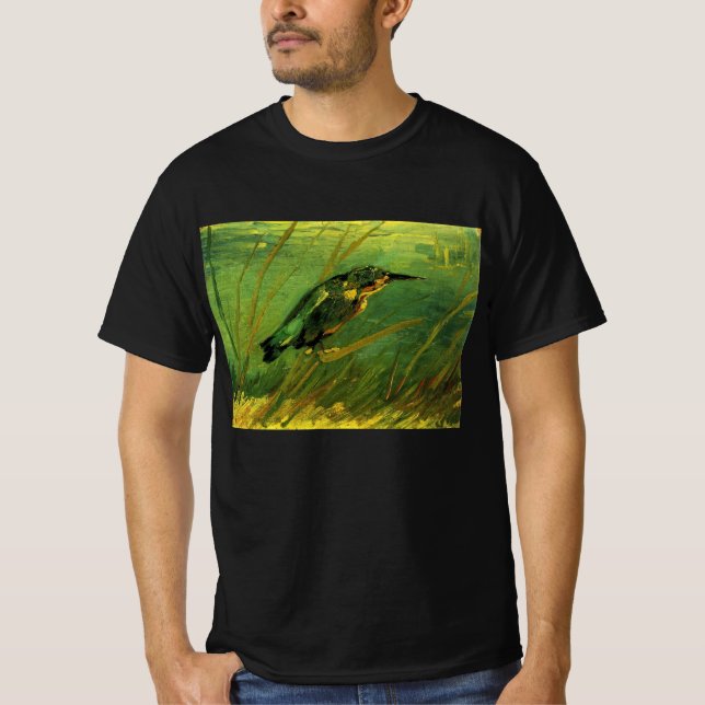 Kungsfiskare av Vincent van Gogh T Shirt (Framsida)