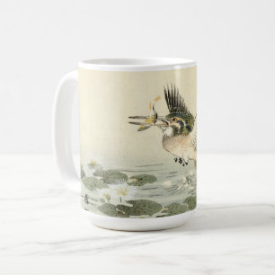 Kungsfiskare ca 1893 av den japanska konstnären Ko Kaffemugg