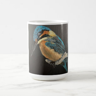 Kungsfiskare Fågel Fint Konstmugg Kaffemugg