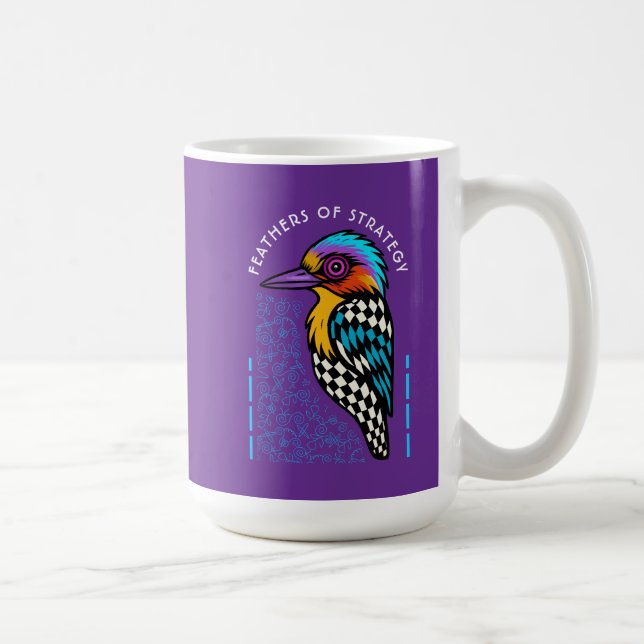 kungsfiskare kaffemugg (Höger)