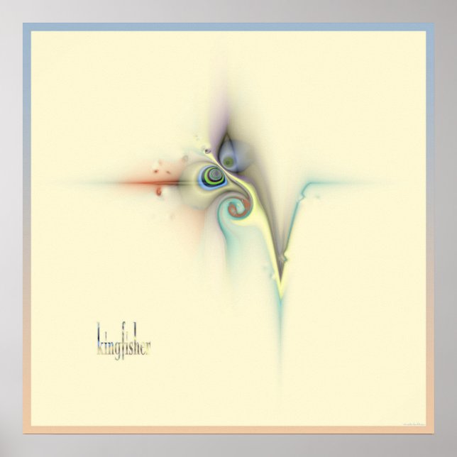 kungsfiskare poster (Framsidan)