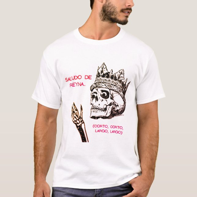 KUNGSHILSNING LÅNG LÅNG , KORT, KORT, T SHIRT (Framsida)