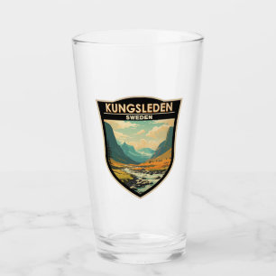 Kungsleden Sverige Travel Art Vintage Glaskopp