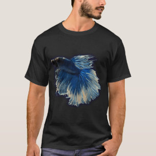 Kungslig blå bettafisk t shirt