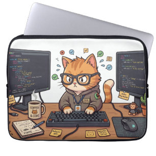 Kungslig katt laptopsleeve laptop fodral