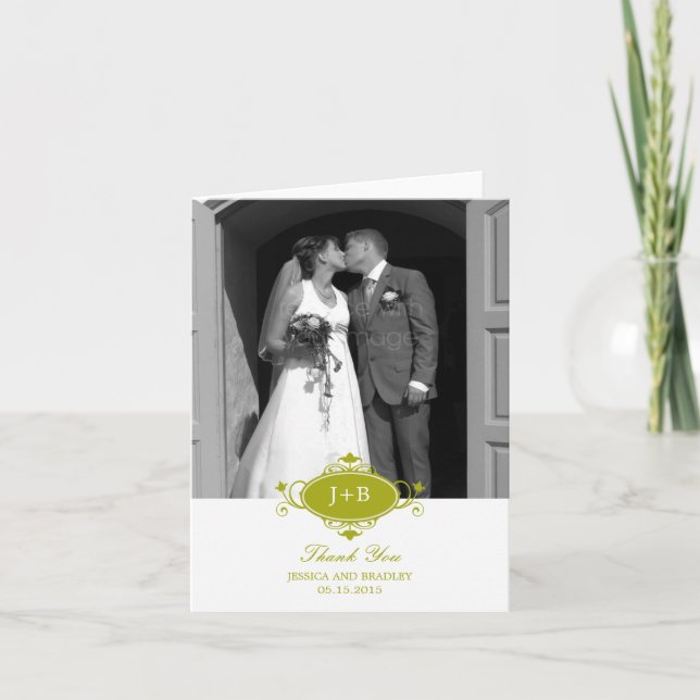 Kungsmonogram tackkort (Framsida)