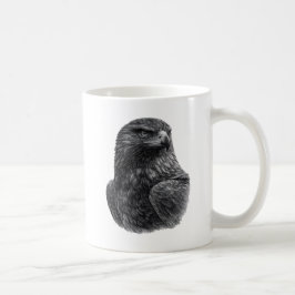 Kungsörn Svart & Vit Kaffemugg